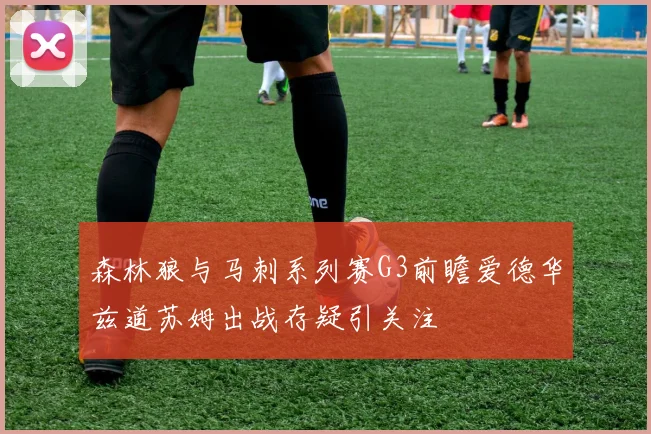 森林狼与马刺系列赛G3前瞻爱德华兹道苏姆出战存疑引关注