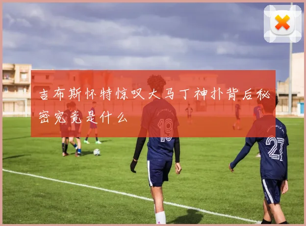 吉布斯怀特惊叹大马丁神扑背后秘密究竟是什么
